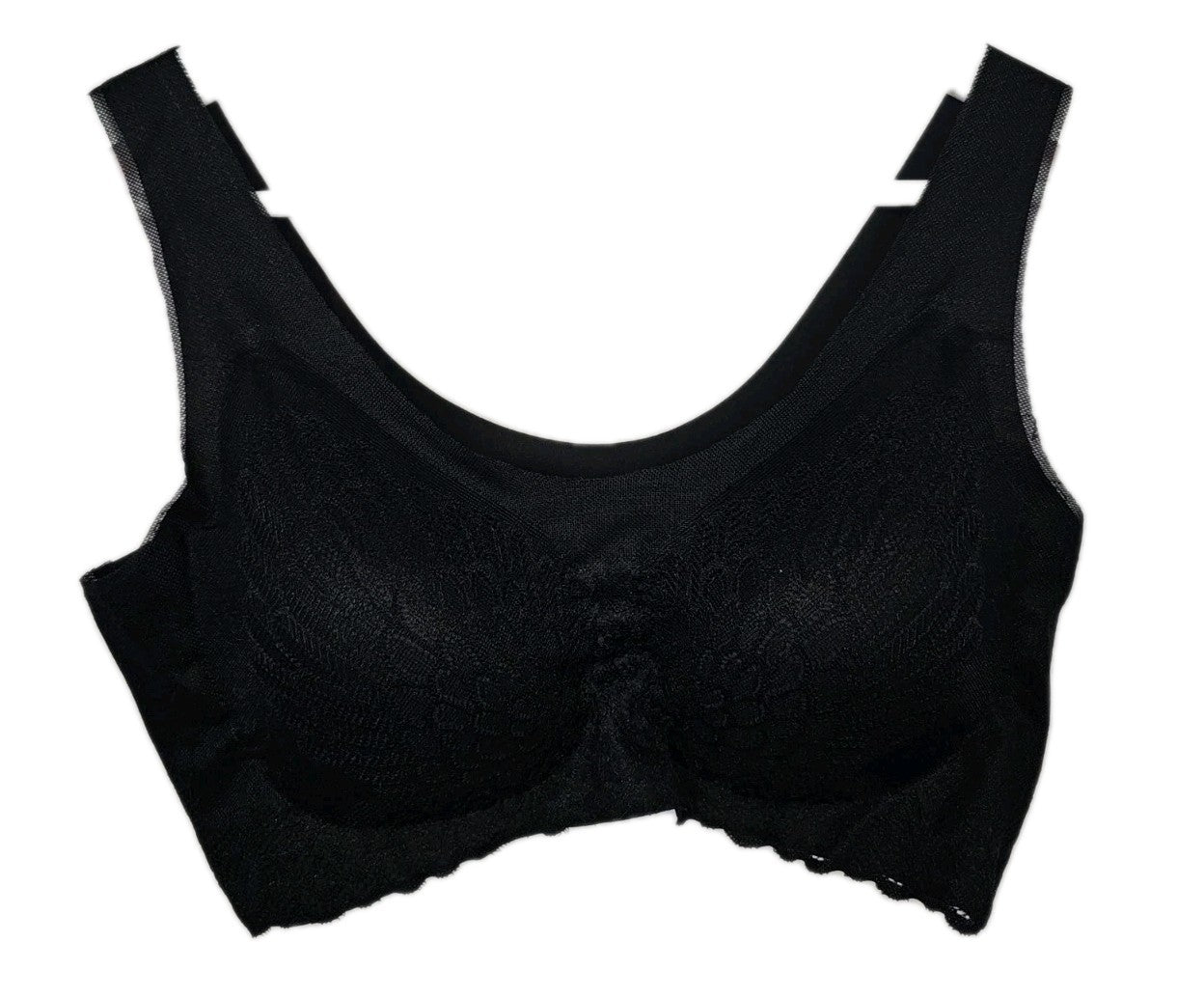 EK8837 Damen BH, Schwarz, Nahtlos, Gepolstert, Gr.XXL0