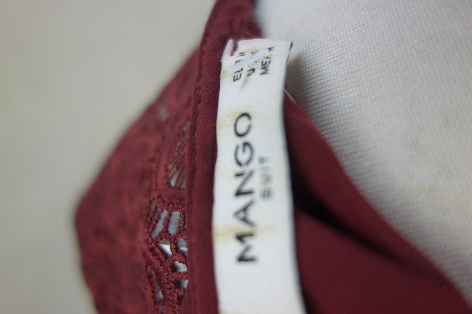 EK4220 Damen Kleid von Mango, rot, Gr.M5