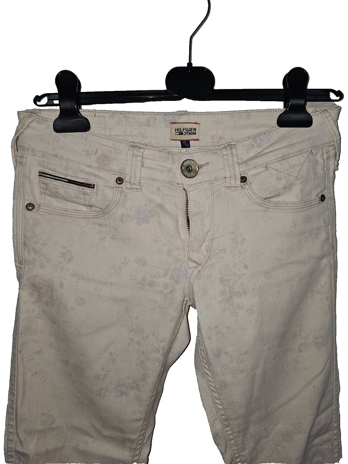 EK9019 Damen Jeans von Tommy Hilfiger, weiß, Gr.28/38 (36/38)1