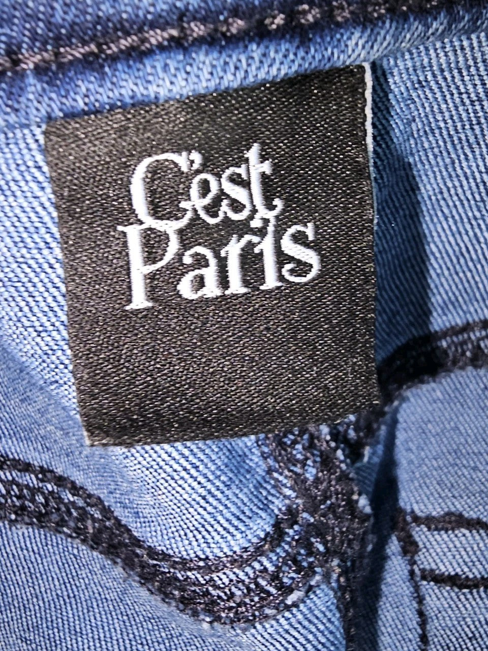 EK9934 Damen Jeans von Cest Paris, blau, Gr.344