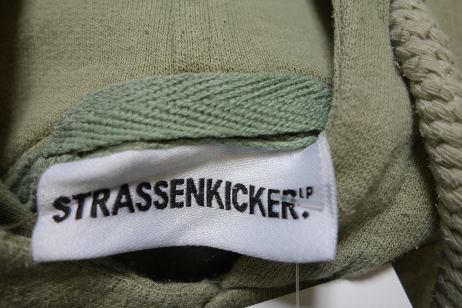 EK0473 Kapuzenpullover von Strassenkicker, grün, Gr. M4