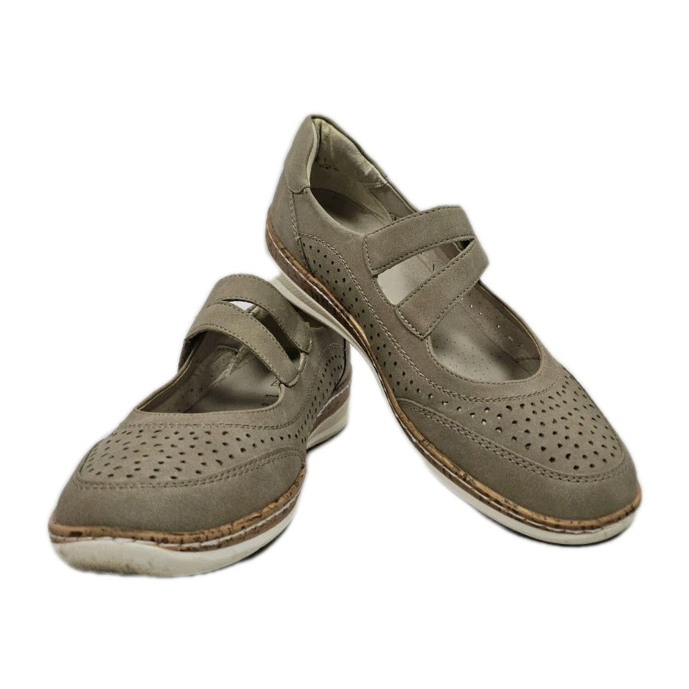 ES873 Damen Halbschuhe von Easy Street, Braun, Gr. 390