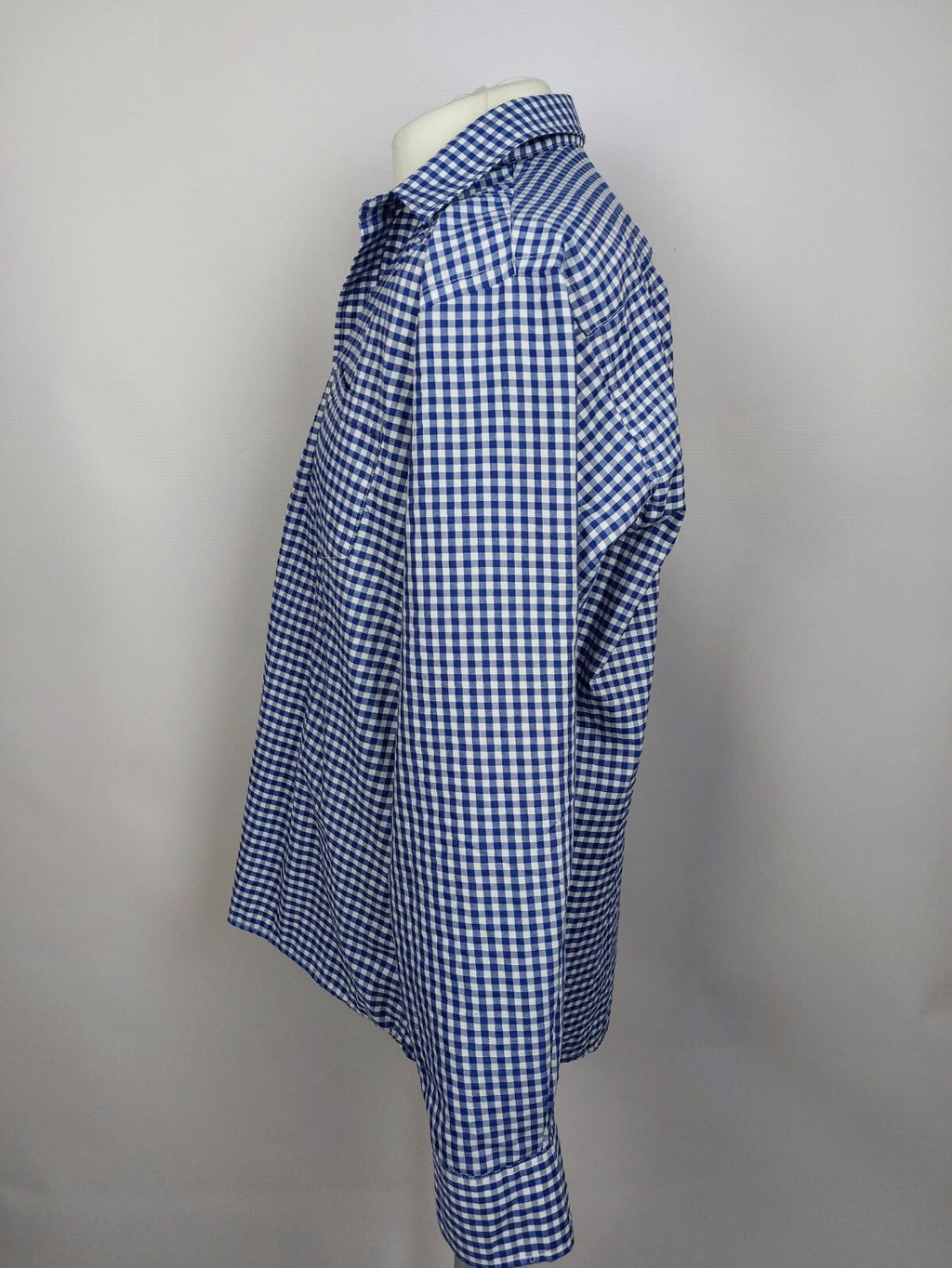 EK1227 Herren Hemd von Bongossi Trade, blau/weiß kariert, Gr. 2XL6