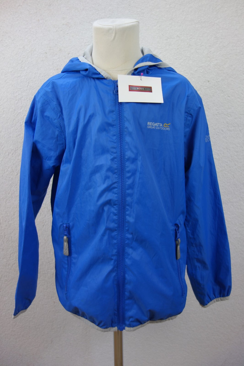 EK3993 Kinder Regenjacke von Regatta, blau, Gr. 1400