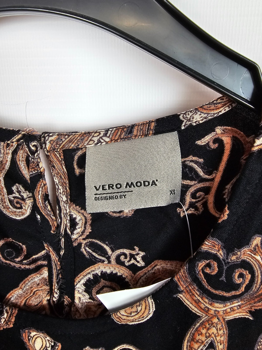EK5473 Damen Kleid von Vero Moda, schwarz/braun, Gr. XS4