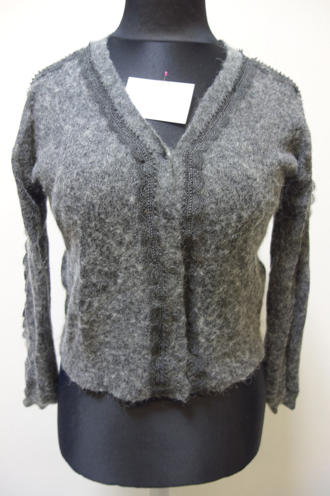 EK1838 Damen Strickjacke von C&A, grau, Gr. S0