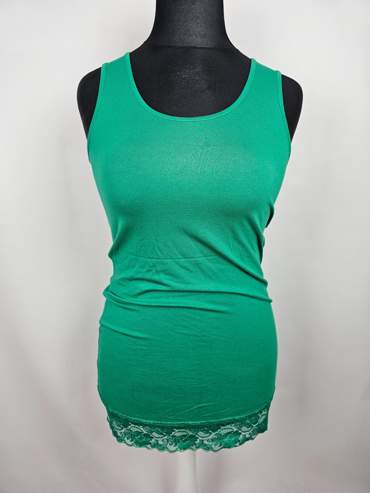EK5390 Damen langes Tanktop von Brandtex, grün, Gr. L0