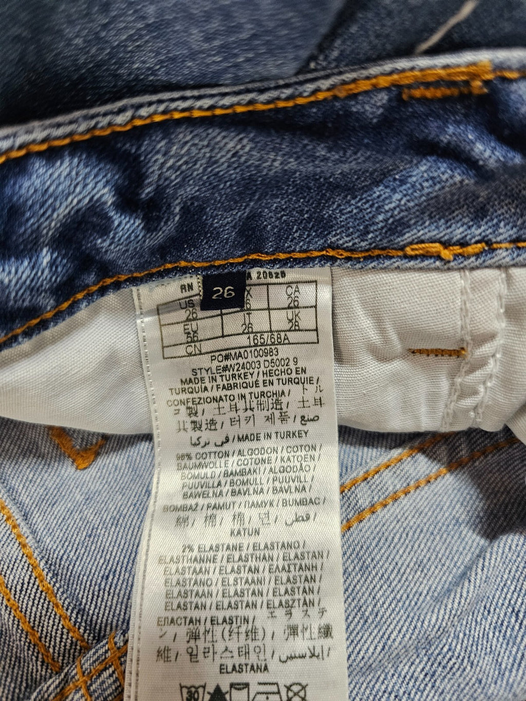 EK6185 Damen Jeans von Guess, blau, Gr. W2612
