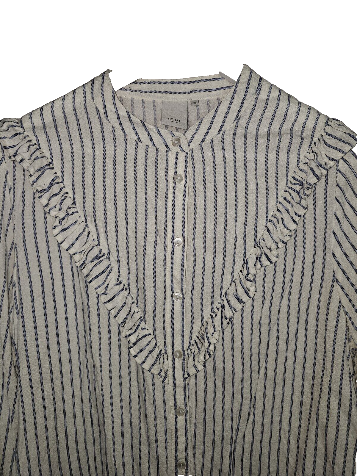 EK3543 Damen Bluse von Ichi, Weiß, Gr.381