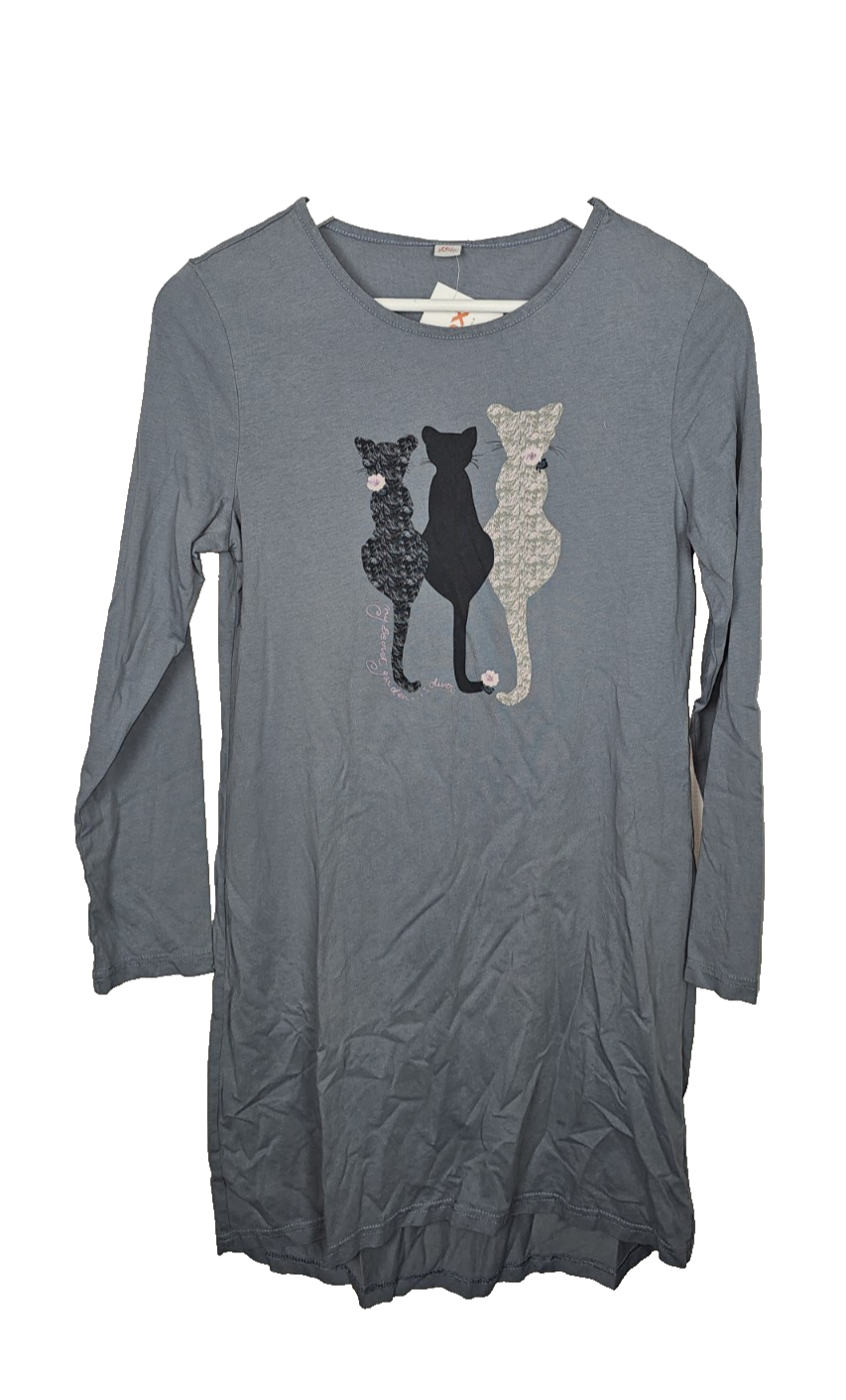 EK7648 Damen Schlafkleid von S.Oliver, Grau, Gr.360