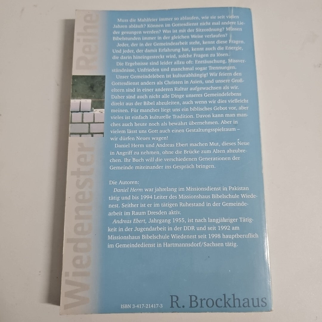 EB1783 Bewahren oder Verändern?Gemeinde im Spannungsfeld von Kultur und Trad.1