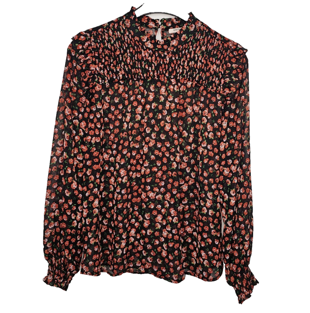 EK8026 Damen Bluse von Orsay,  Schwarz/Rot, Gr. M0