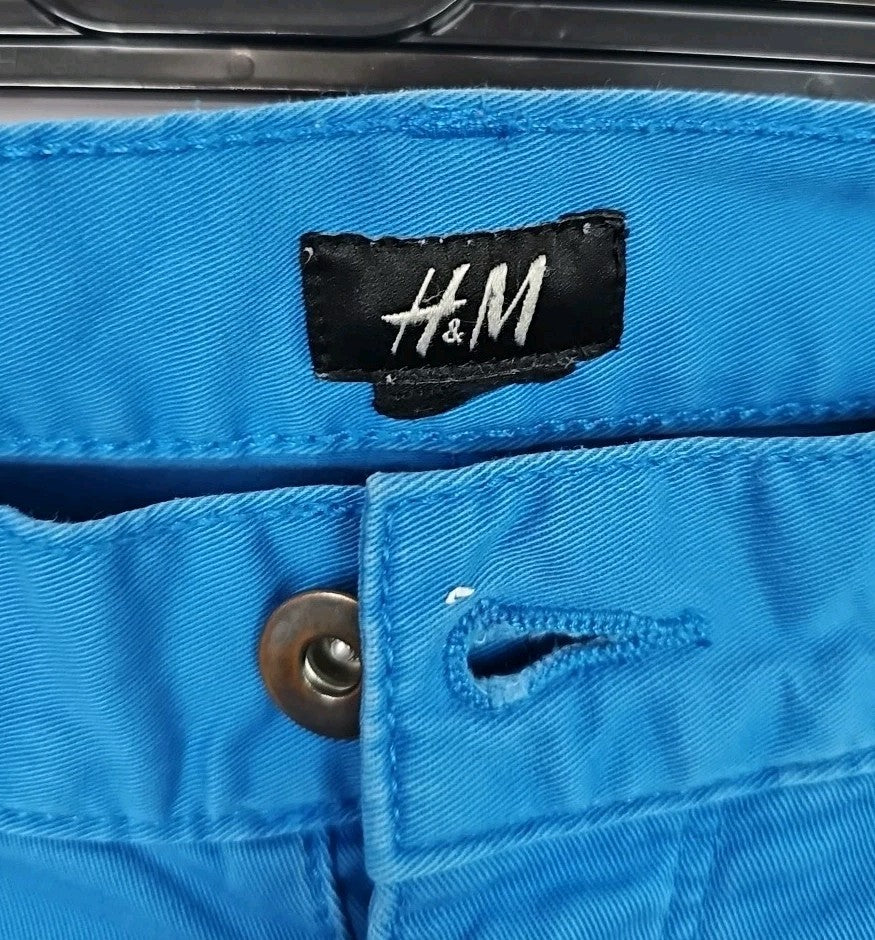 EK9837 Damen Hose H&M Gr.M Blau1