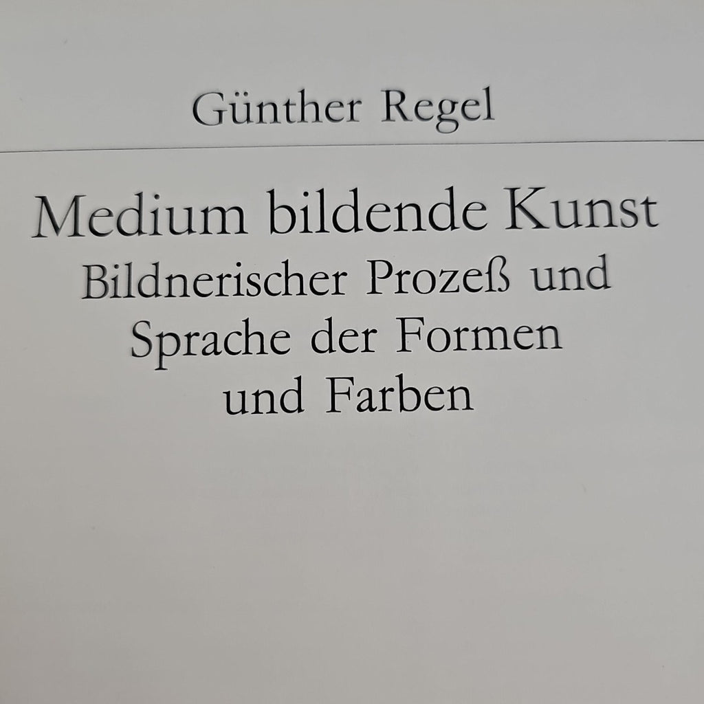 EB3830 Medium bildende Kunst, Bildnerischer Prozeß und Sprache der Formen 1