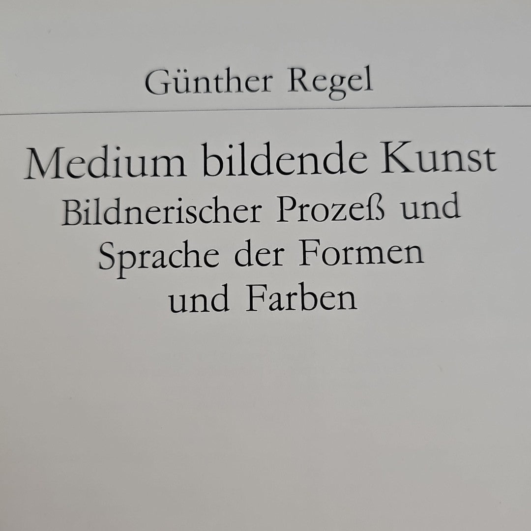 EB3830 Medium bildende Kunst, Bildnerischer Prozeß und Sprache der Formen 1