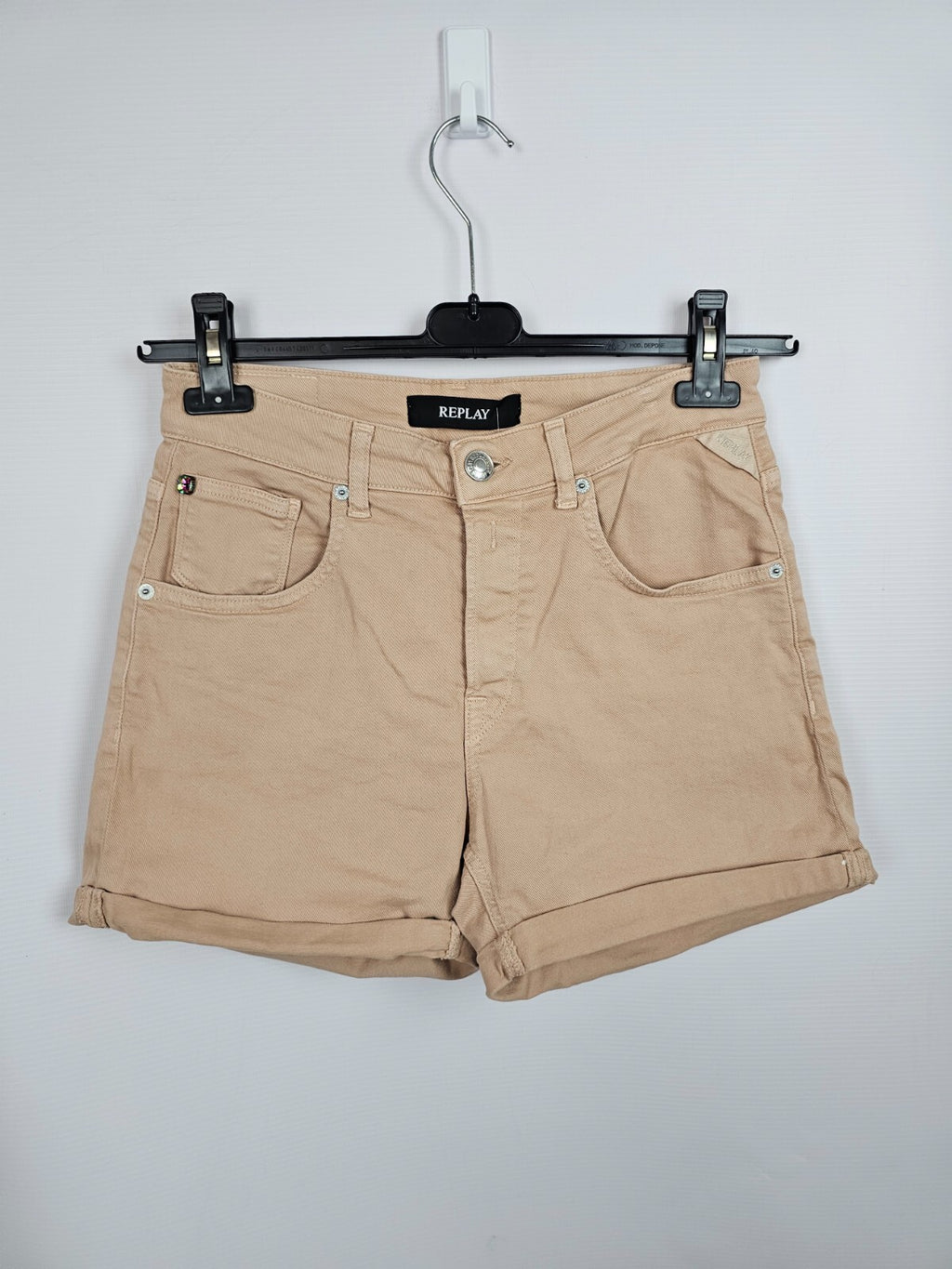 EK0792 Damen Shorts von Replay, nude, Gr. W260
