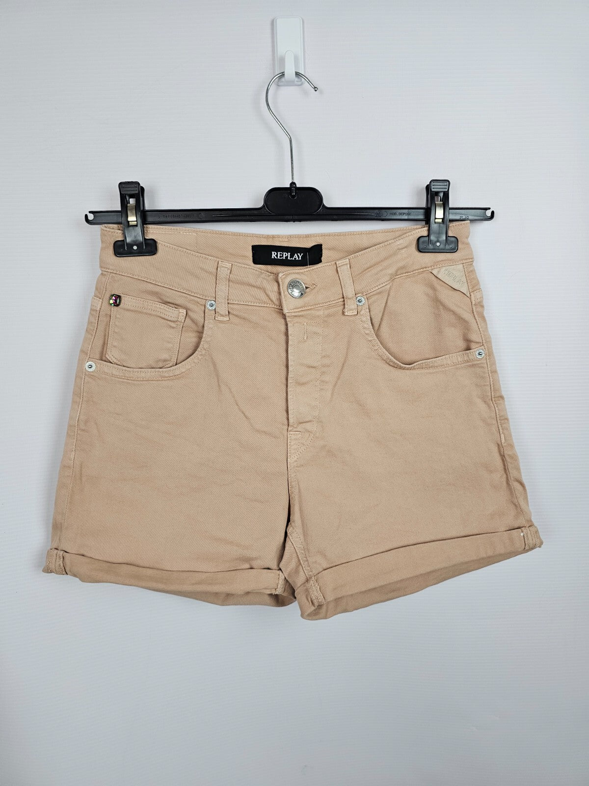 EK0792 Damen Shorts von Replay, nude, Gr. W260