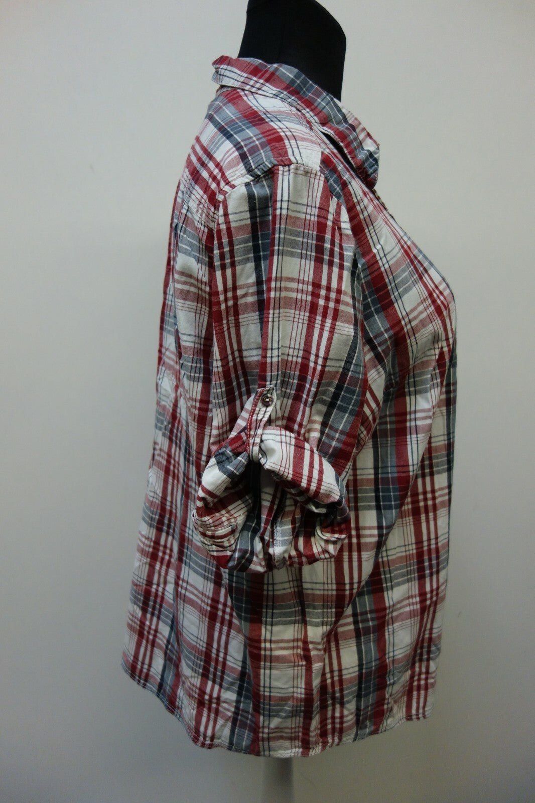 EK0914 Damen Bluse von s.Oliver, kariert, Gr. 404