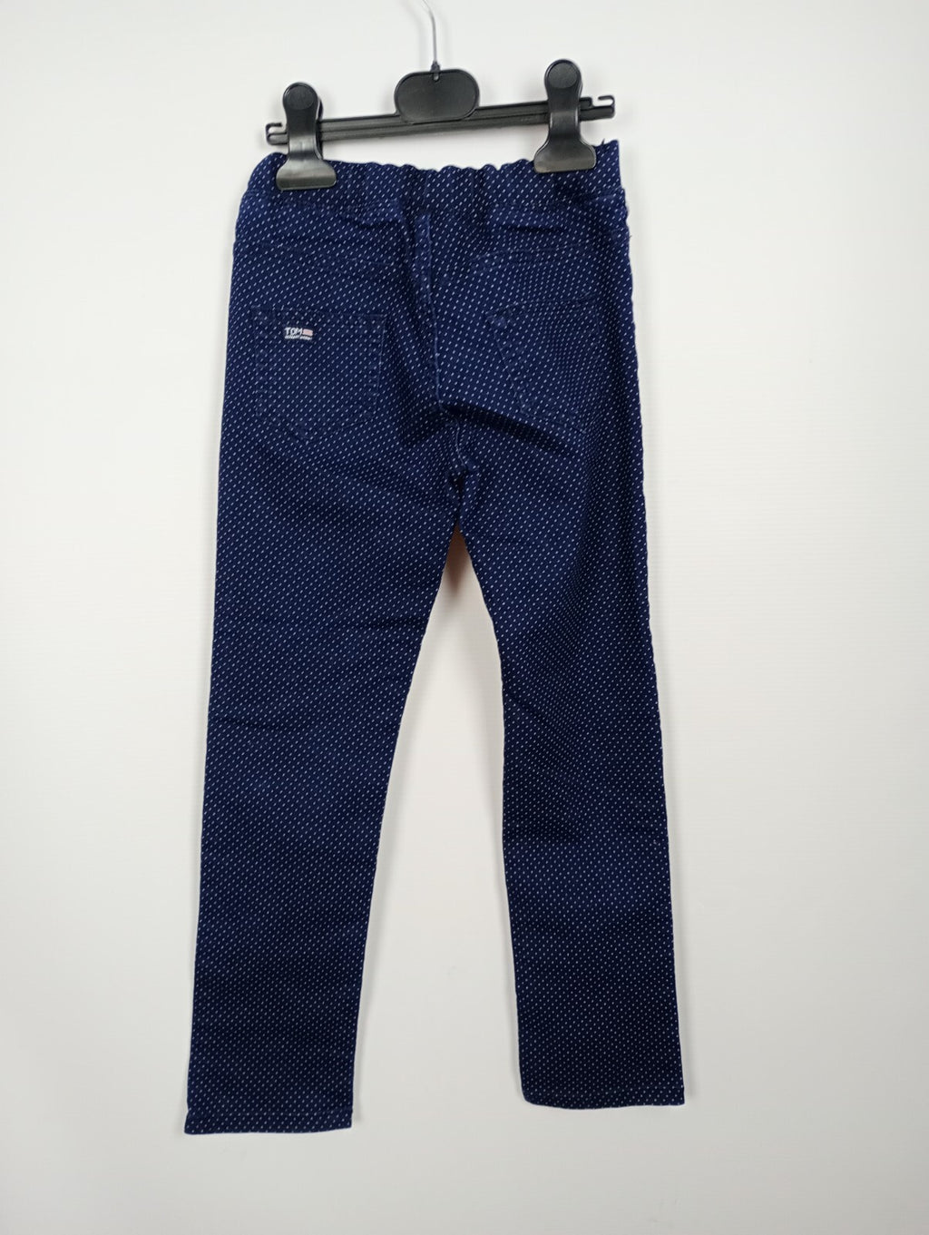 EK5321 Kinder Hose von Terre de Marins, blau gepuktet, Gr. 122/1287