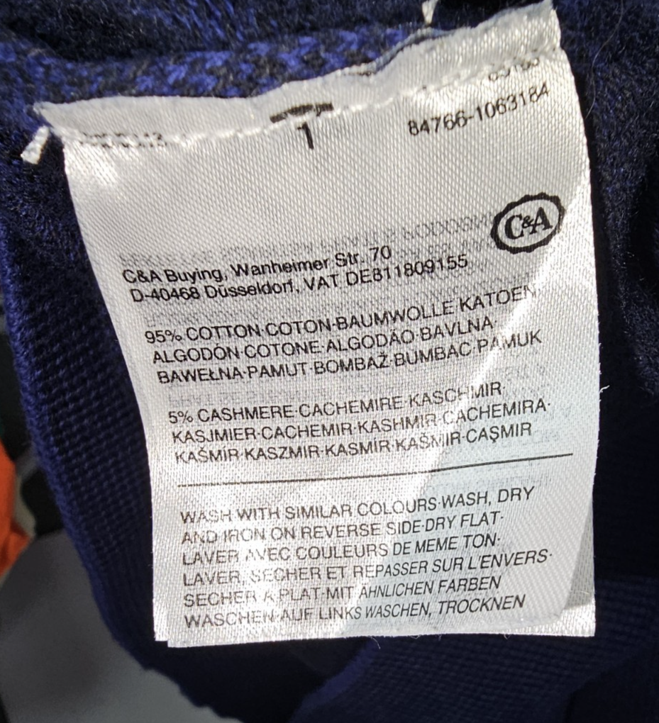 EK7681 Herren Sweatshirt von Westbury, Dunkelblau, Gr.L6