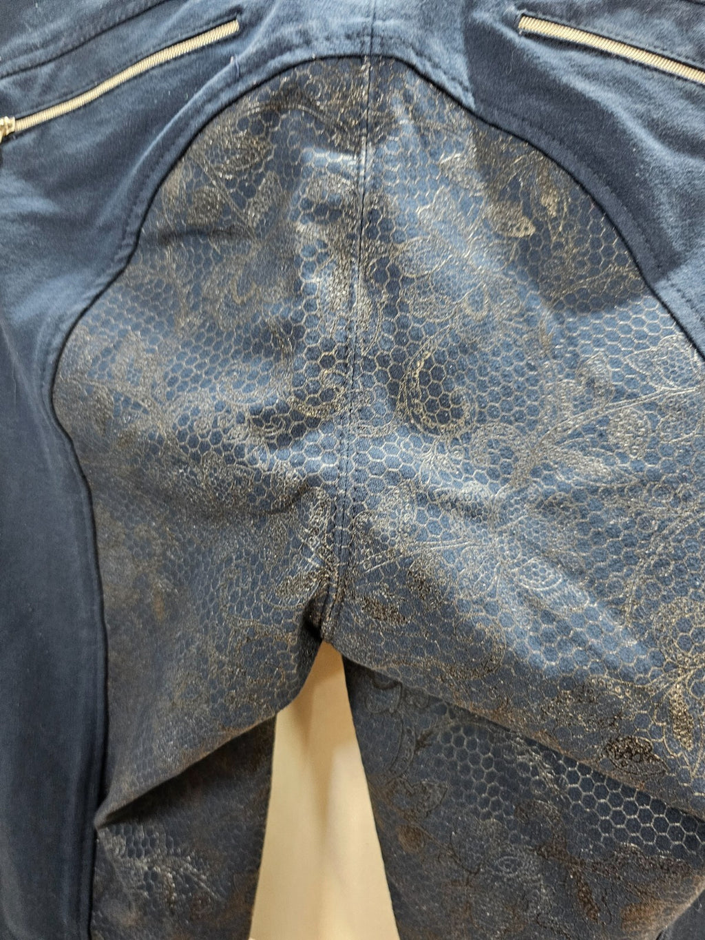 EK6176 Damen Reithose von ELT, blau, Gr. 3813