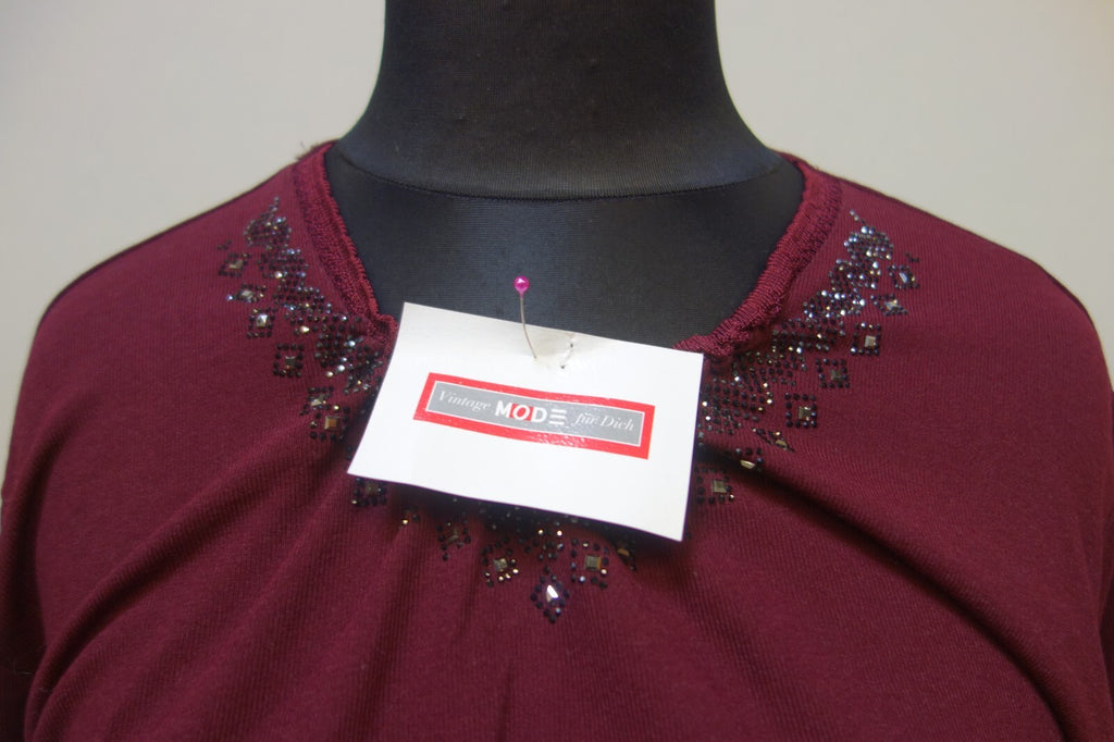 EK2151 Damen Pullover von Ulubas, dunkelrot, Gr. XL1