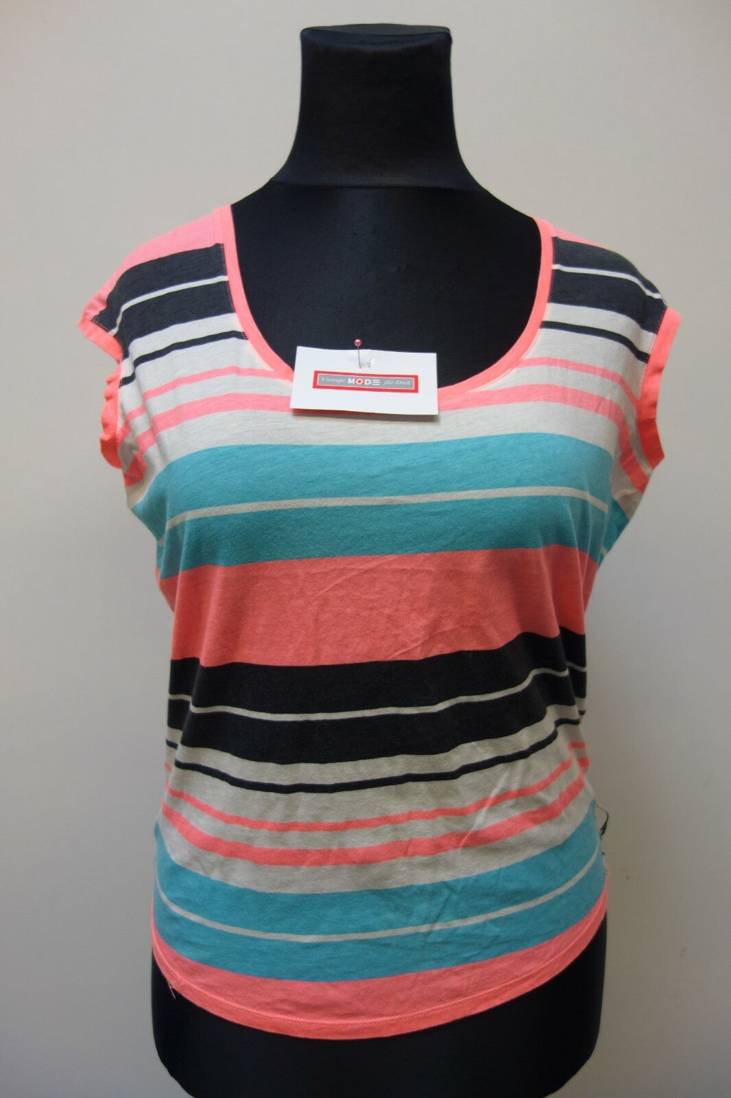 EK0629 Damen T-Shirt von Maison Scotch, getsreift, Gr. 10