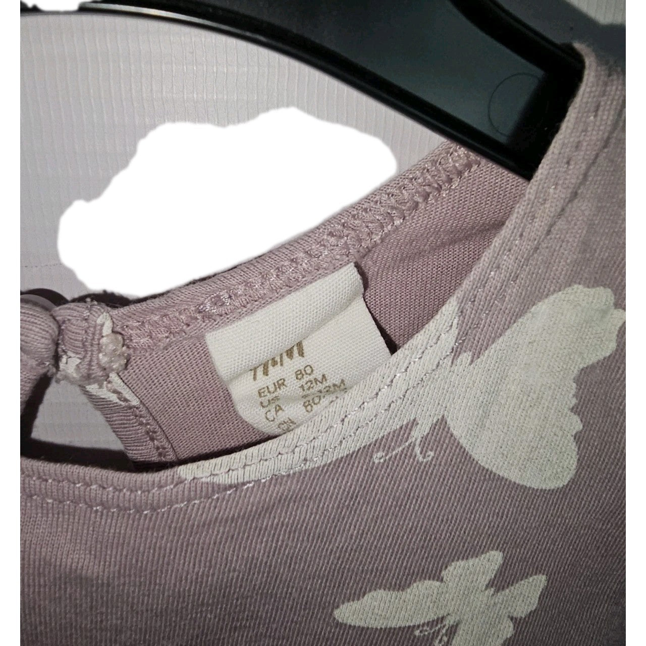 EK11249 Kinder Kleid von H&M, Lila, Gr. 801