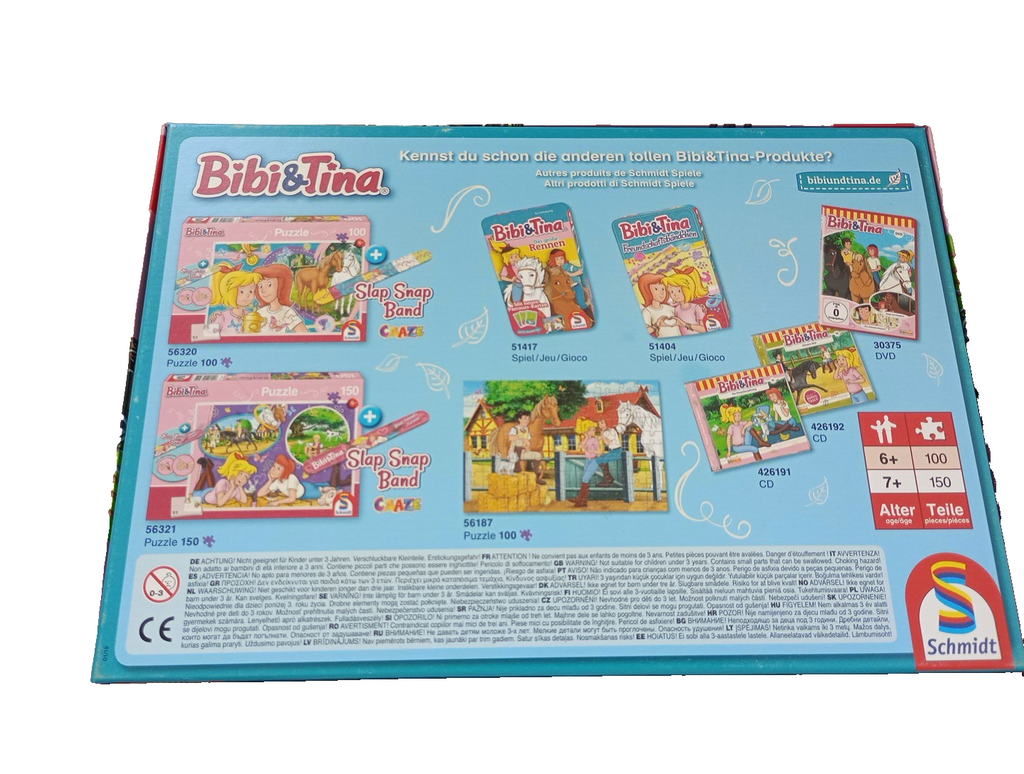 EB3438Bibi & Tina, Kutschfahrt, 150 Teile (2013, Game)2
