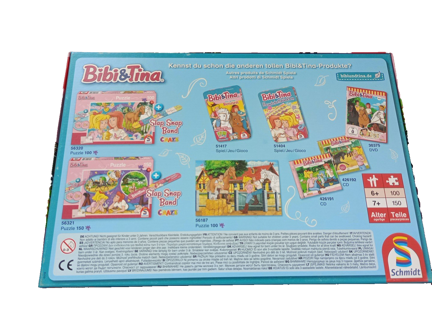 EB3438Bibi & Tina, Kutschfahrt, 150 Teile (2013, Game)2