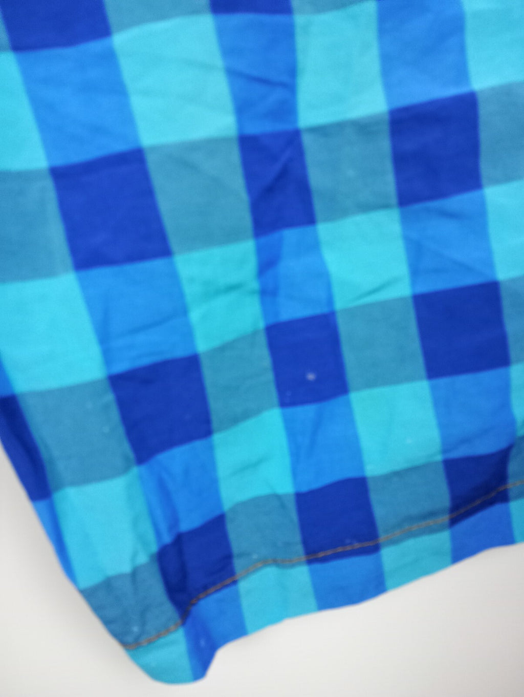 EK5247 Herren kurze Hose von Fotouhi, blau kariert, Gr. 3XL2
