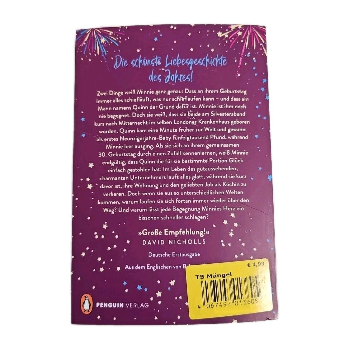 EB4092 Roman: Unsere Zeit ist immer - Sophie Cousens1