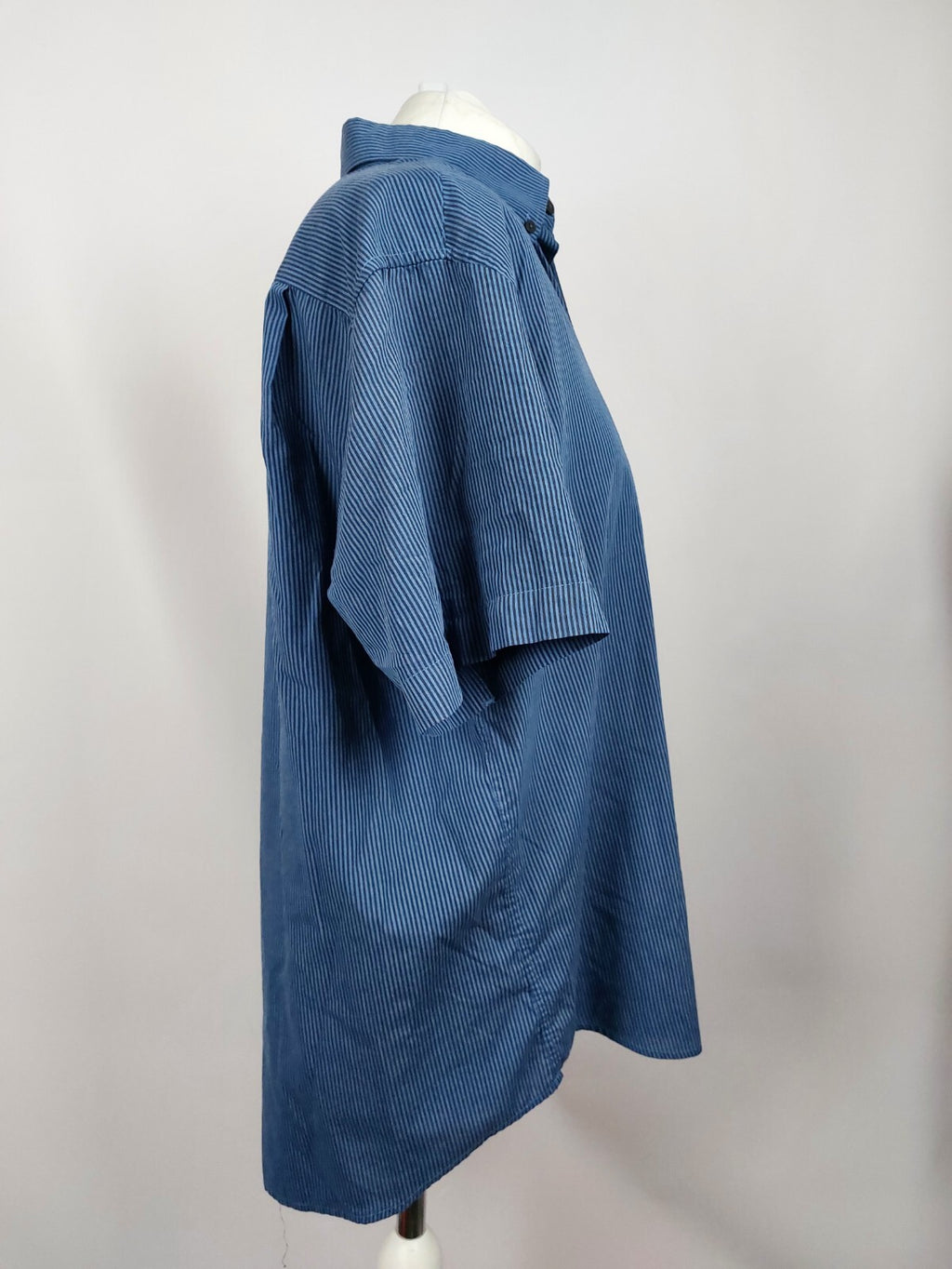 EK5112 Herren Hemd von OVS, blau, gestreift, Gr. 416