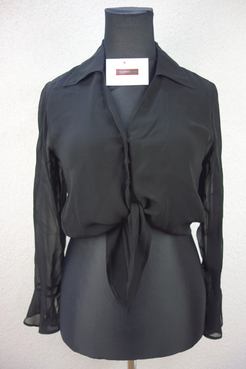 EK3349 Damen Bluse von Franco Callegari, schwarz, Gr. M0