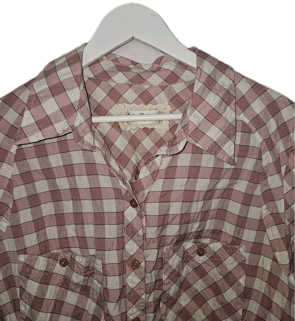 EK9045 Damen Bluse von Ulla Popken, Rosa, Gr. 46/481