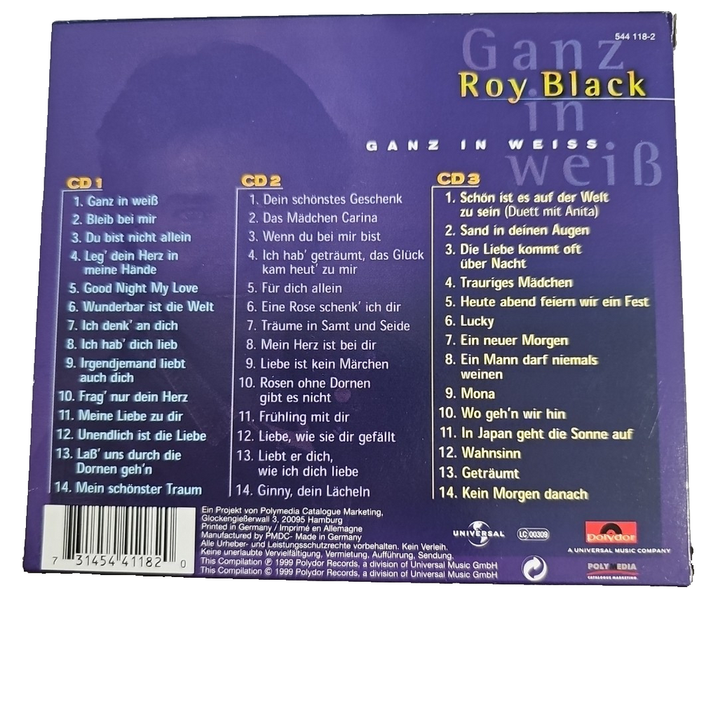 EB2695 Ganz in Weiß von Black,Roy | CD | Zustand gut4