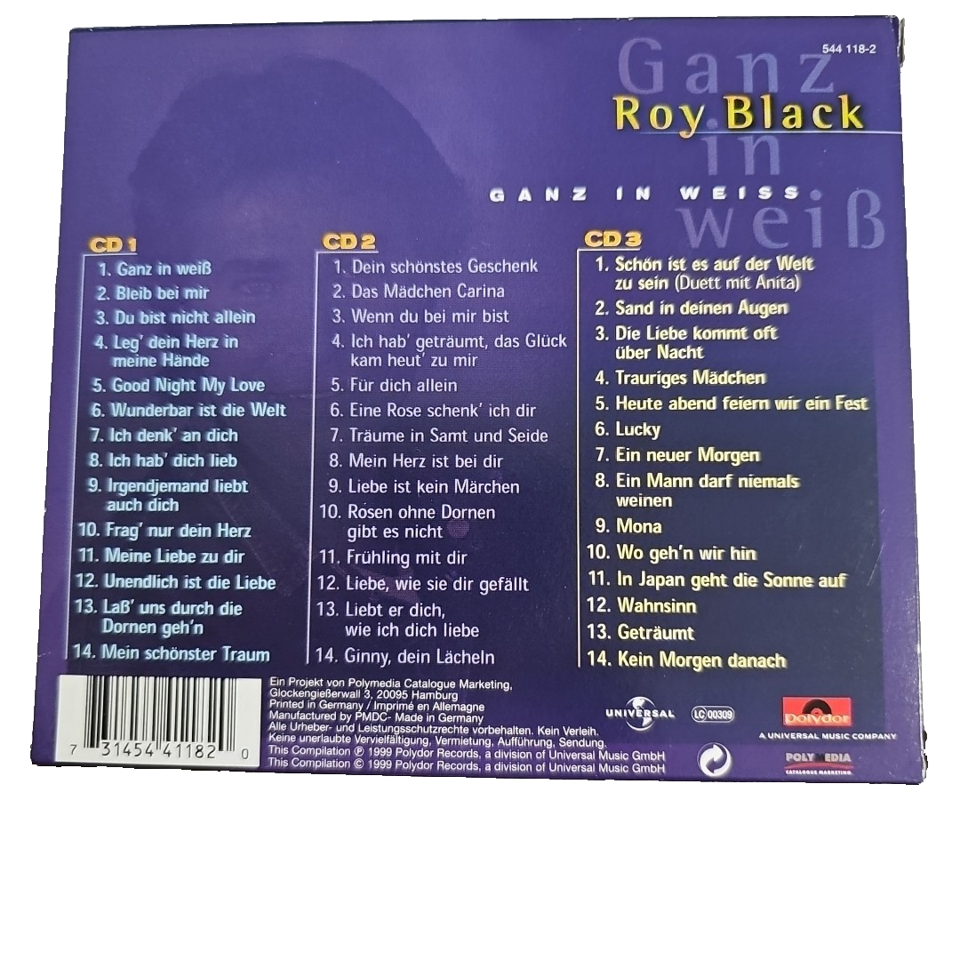EB2695 Ganz in Weiß von Black,Roy | CD | Zustand gut4
