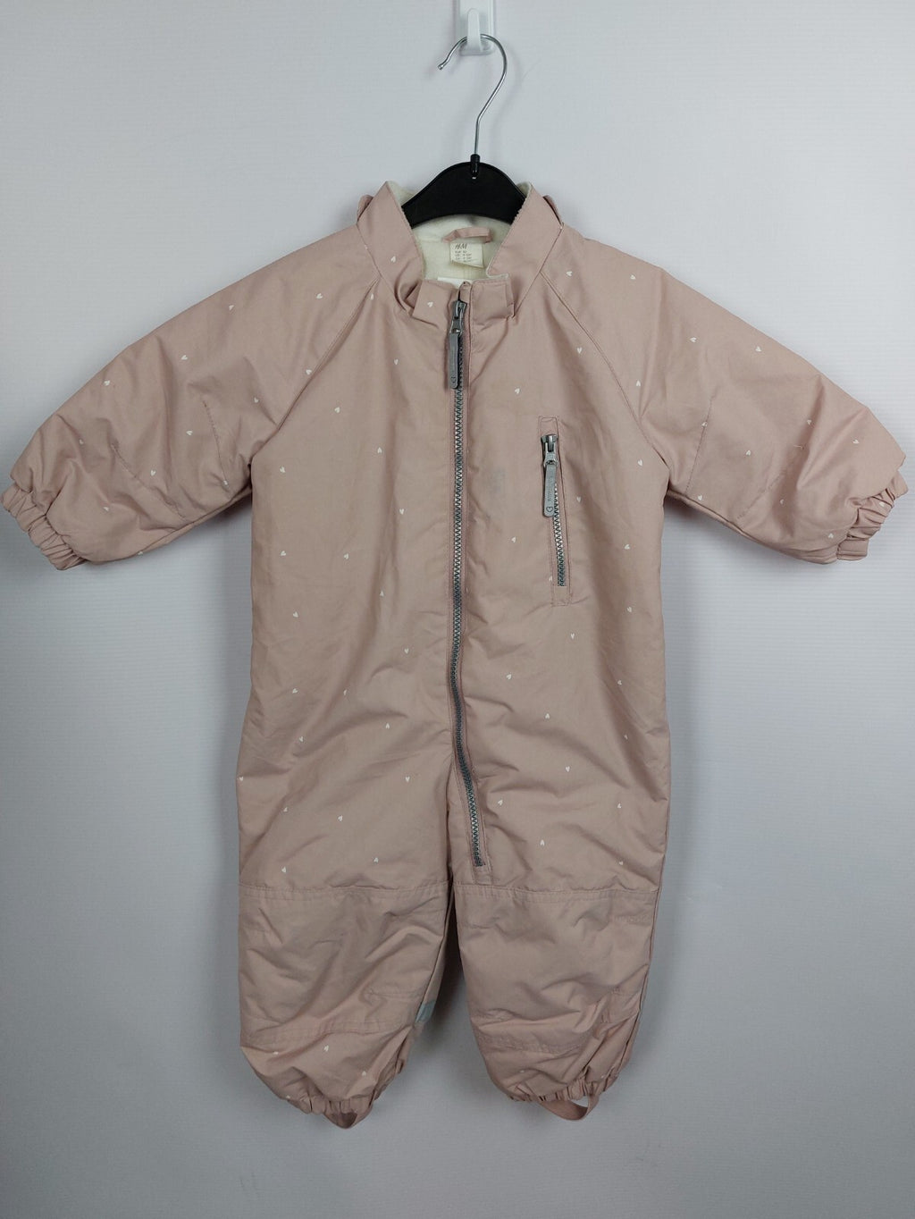 EK0486 Mädchen Schneeanzug von H&M, rosa, Gr. 800