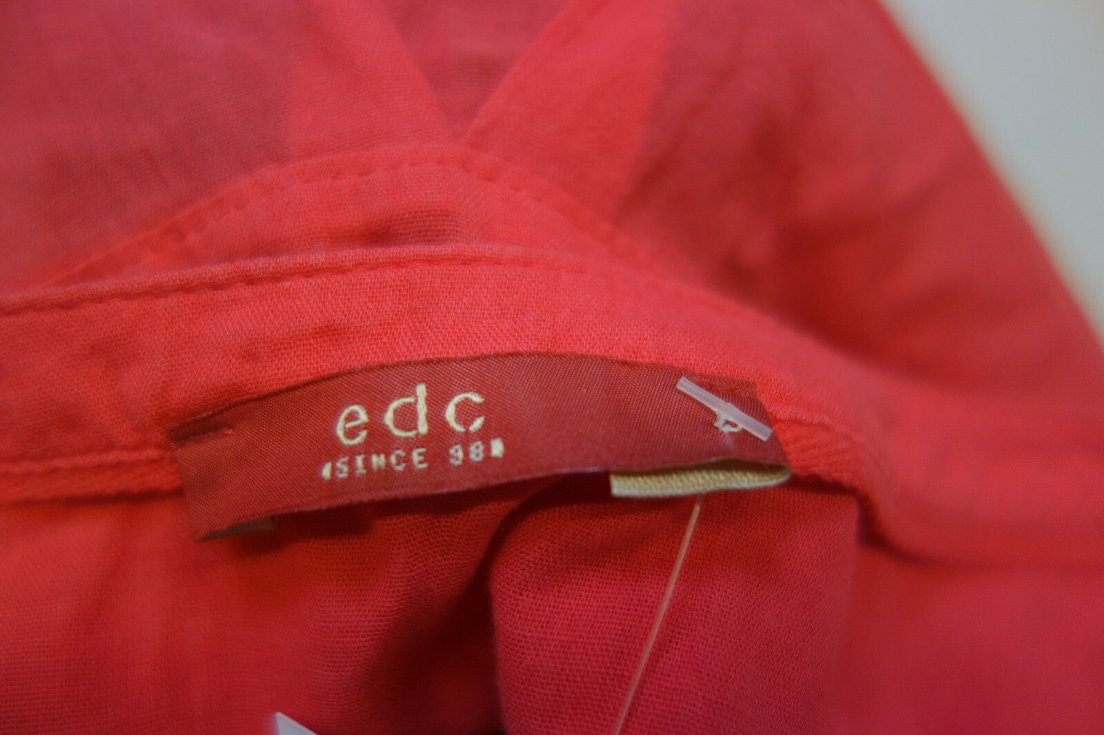 EK1100 Damen Bluse von edc, rot, Gr. S4