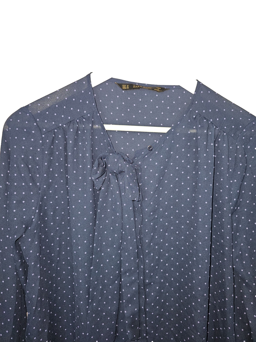 EK8629 Damwn Bluse von Zara, Dunkelblau, Gr. M1