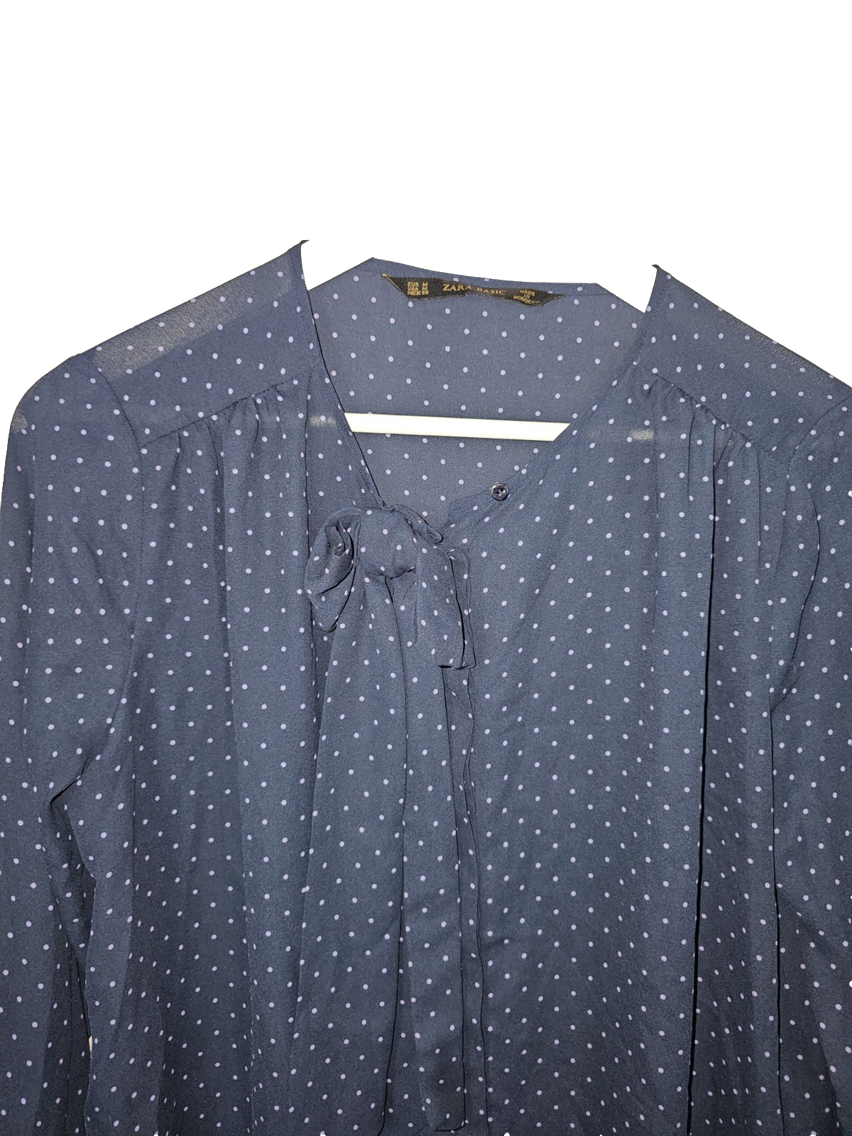 EK8629 Damwn Bluse von Zara, Dunkelblau, Gr. M1
