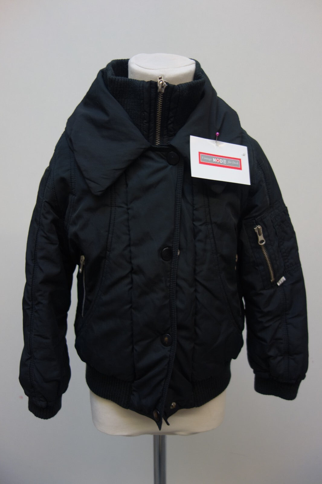 EK3592 Kinder Jacke von RFG, schwarz, Gr. M (152)0