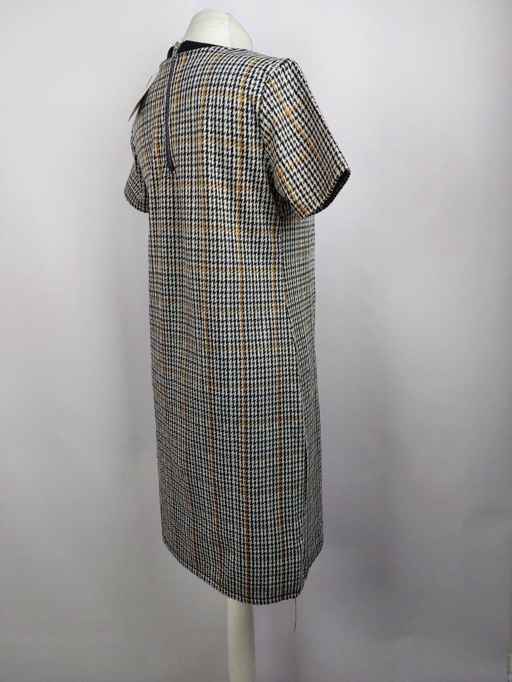 EK4713 Damen Kleid von Janina, schwarz/weiß/gelb, Gr. 385