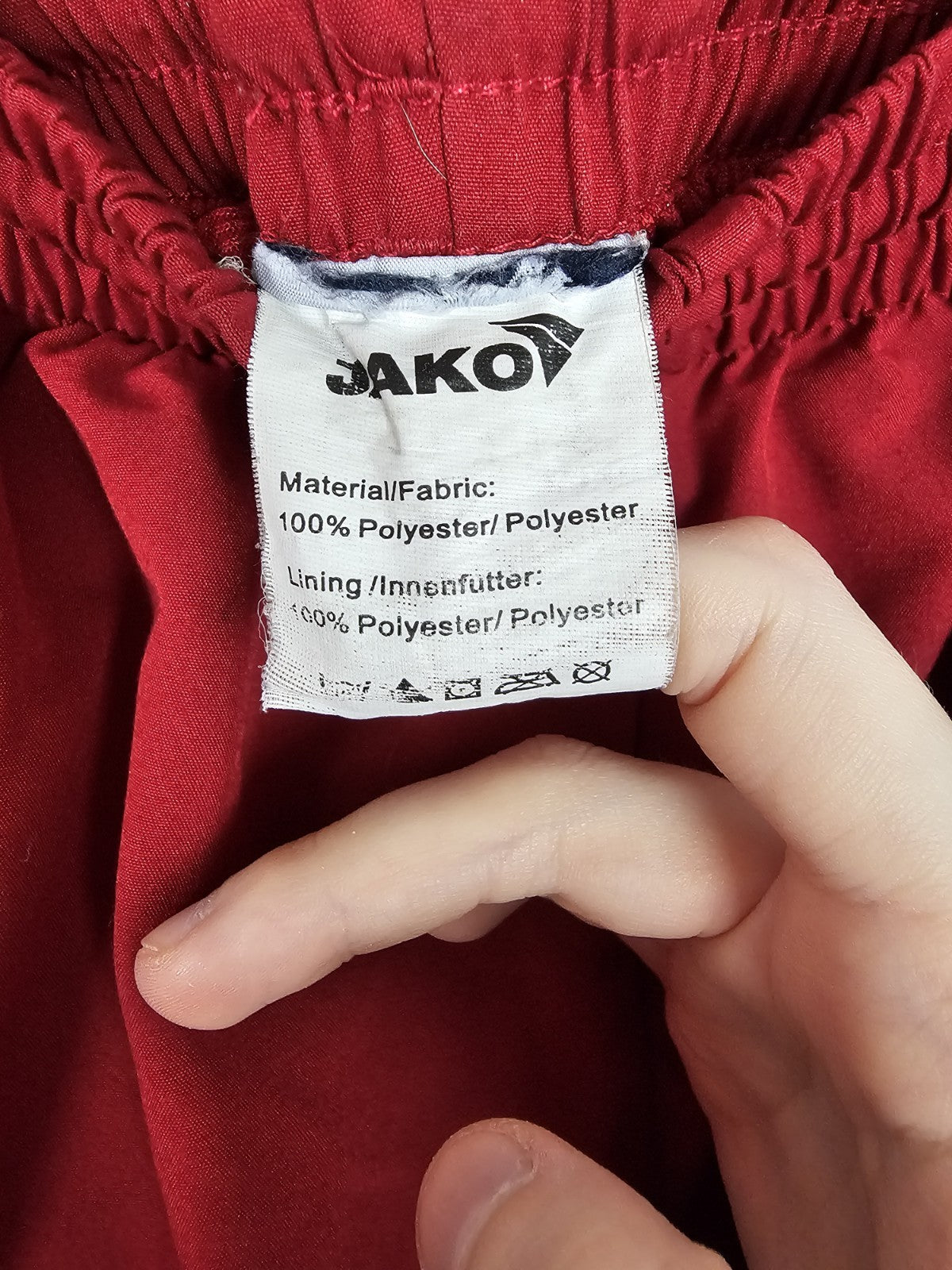 EK10351 Herren Sporthose von Jako, Rot, Gr. S1