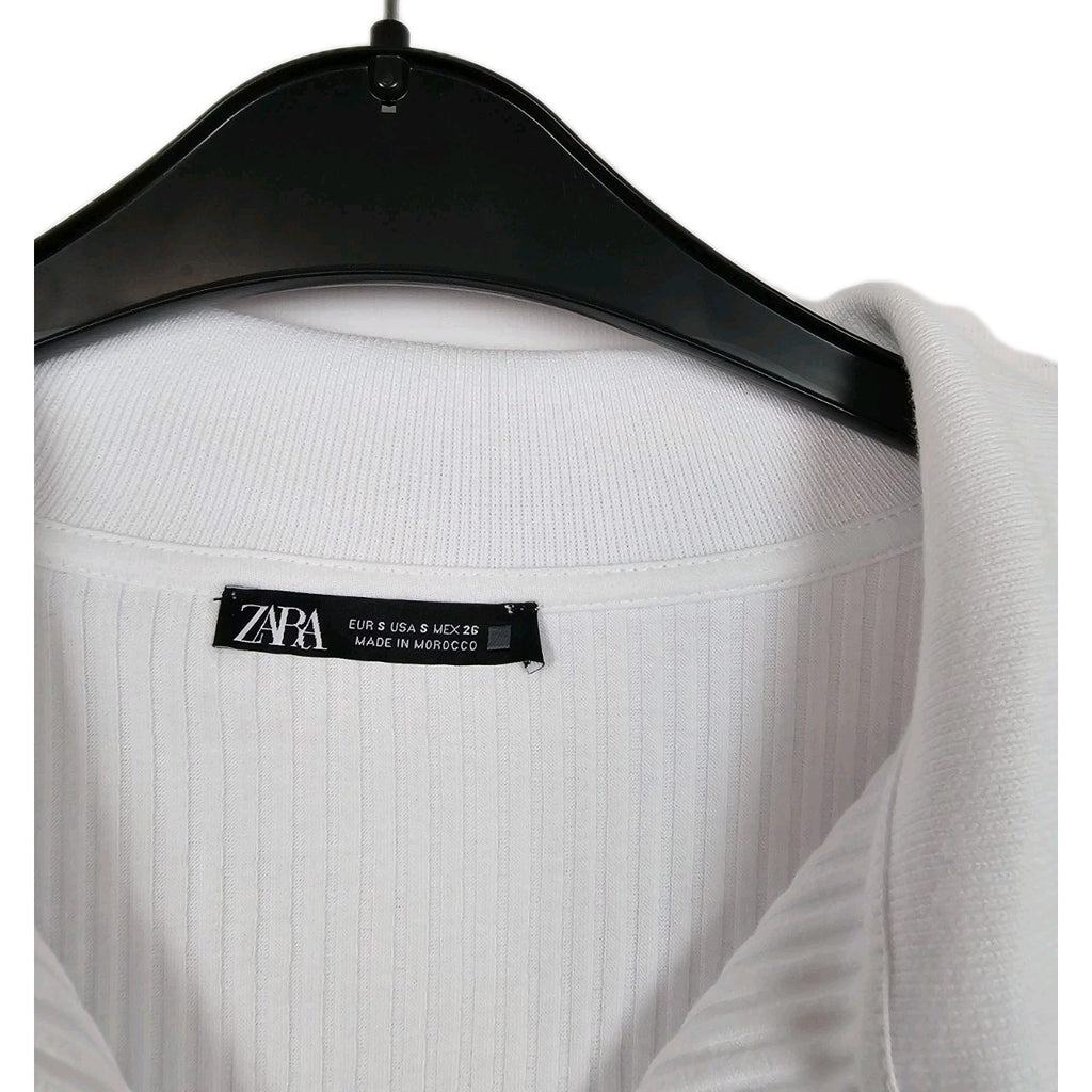 EK10838 Damen Kleid von Zara, Weiß, Gr. S2