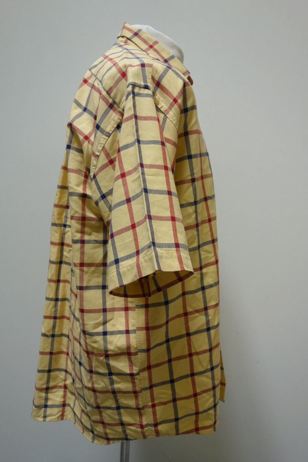 EK1800 Herren Hemd gelb kariert von for Fellows, XL3