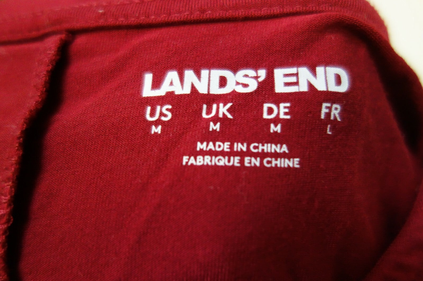 EK0731 Damen Shirt von Land´s End, rot, M4