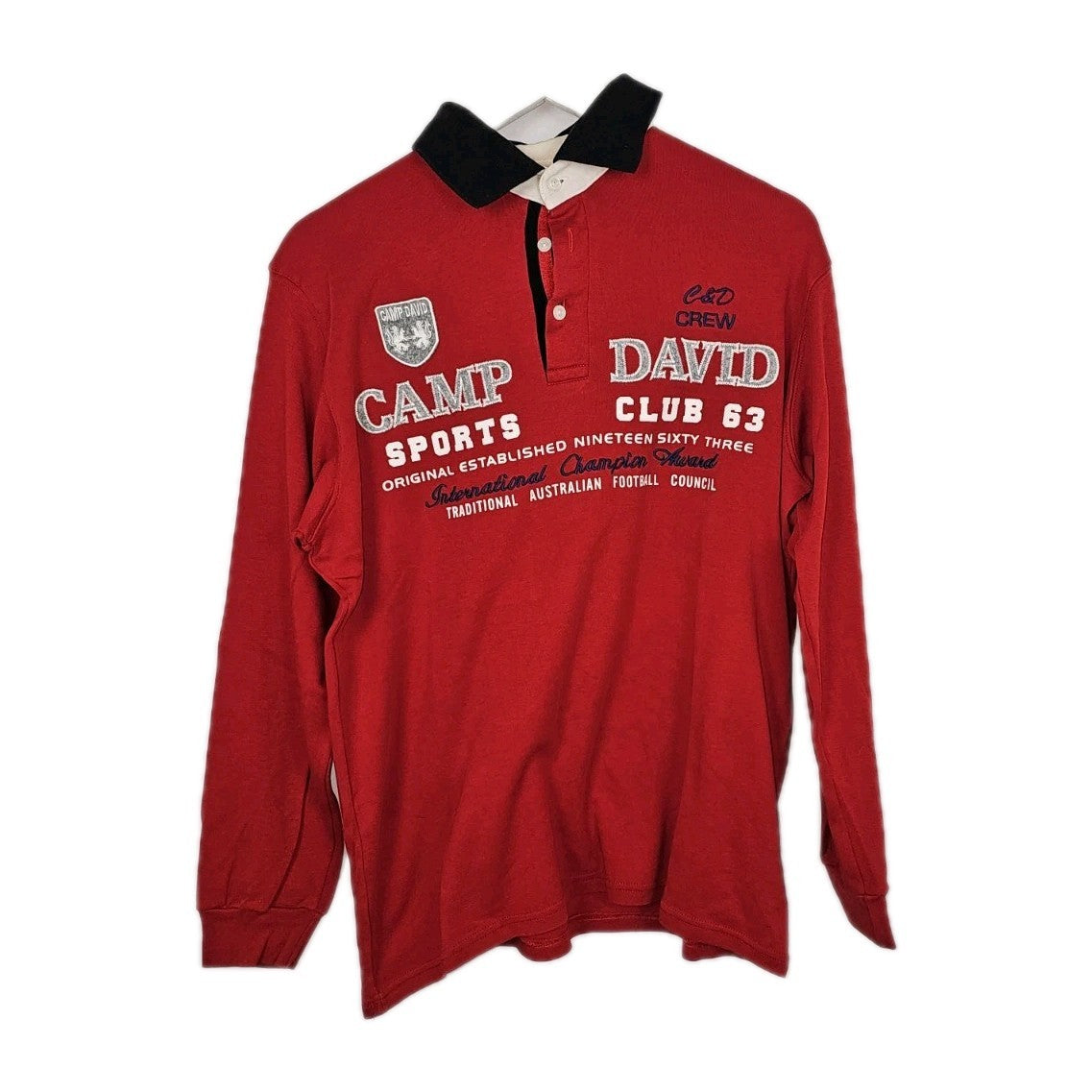 EK11274 Herren Poloshirt von Camp David, Rot, Gr. L0