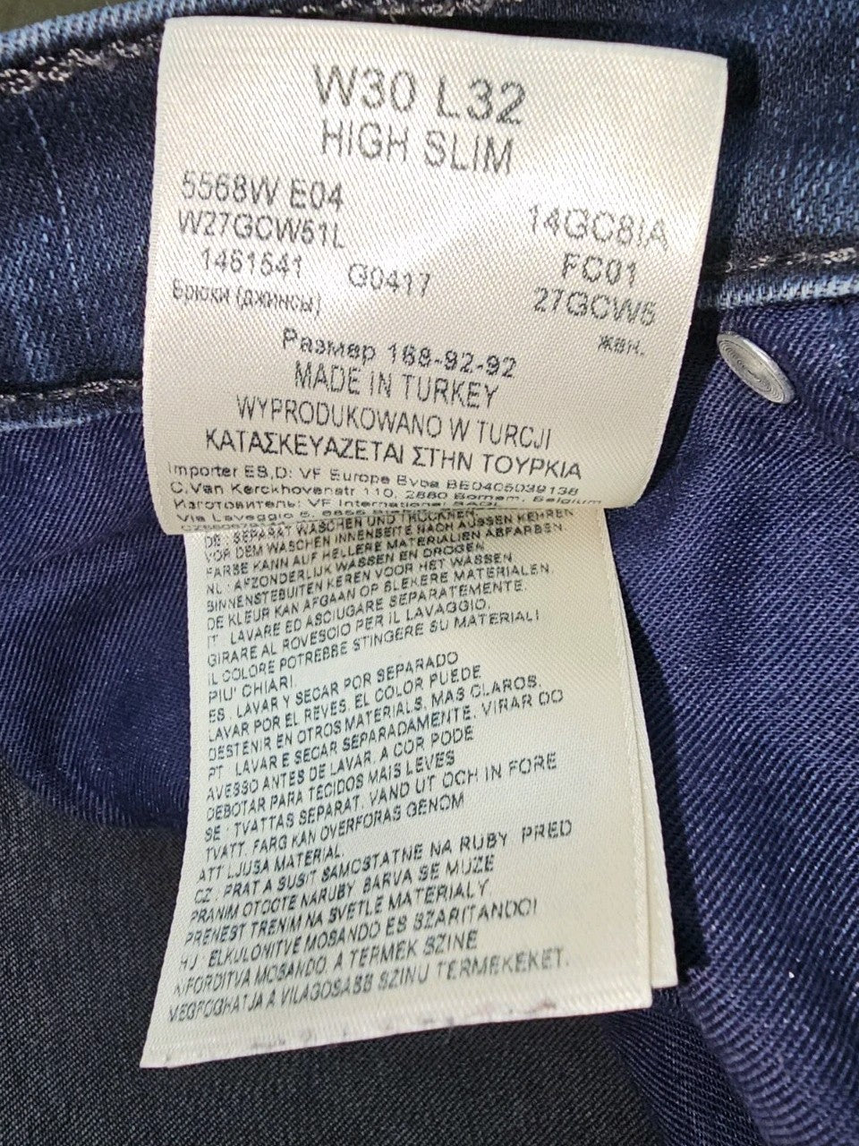 EK9948 Damen Jeans von Wrangler, blau, Gr.W30/L324