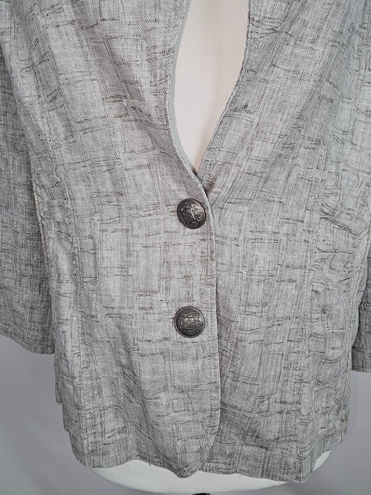 EK1963 Damen Blazer von Merric, grau, Gr.M (16)1